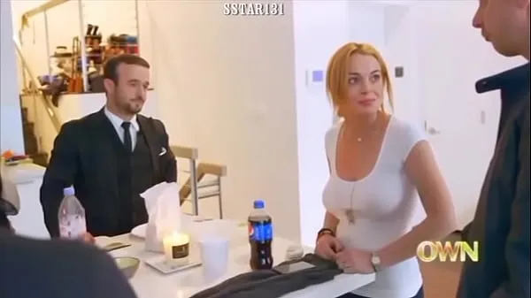 Big Lindsay Lohan - bouncing boobs best Clips