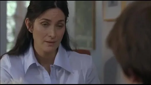 Big Carrie Anne Moss is fucked by guy who got tempted by her boobs best Clips