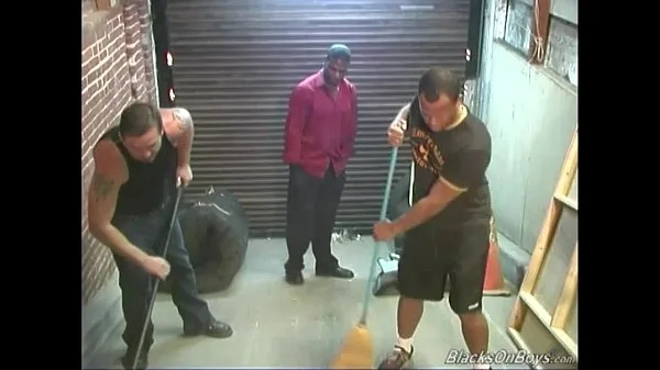 Big Two black janitors fucking a white guy in the ass best Clips