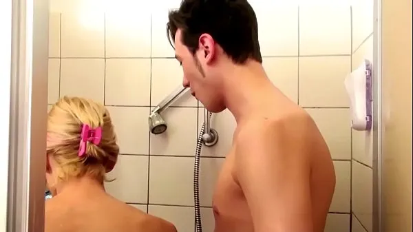 Big Blonde milf sucks and fucks in shower best Clips