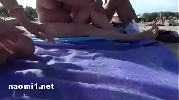 Klip besar public beach cap agde by naomi slut terbaik