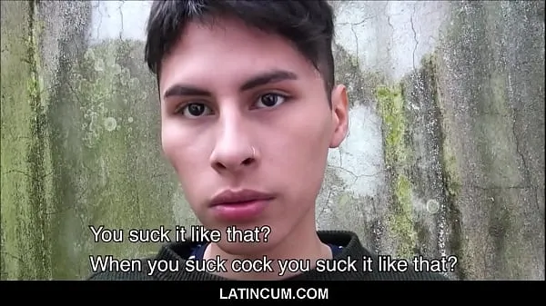 Big Young Broke Latino Twink Has Sex With Stranger Off Street For Money POV best Clips