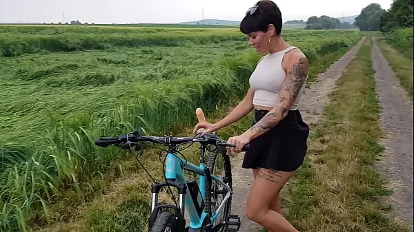 Big Premiere! Bicycle fucked in public horny best Clips