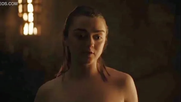 빅 Maisie Williams/Arya Stark Hot Scene-Game Of Thrones 최고의 클립