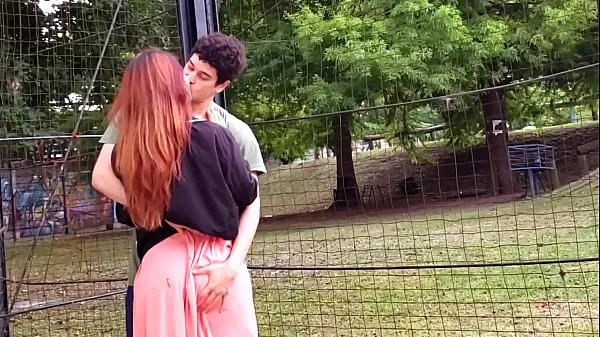 Grote Fucking my classmate in the university courtyard beste clips