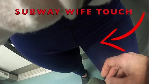 Big My Wife Let Older Unknown Man to Touch her Pussy Lips Over her Spandex Leggings in Subway best Clips