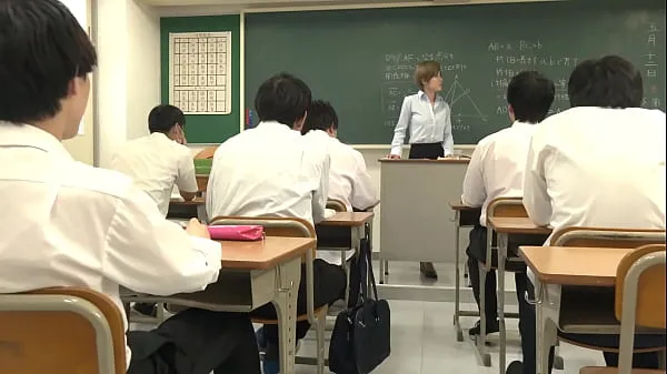 Verheiratete Lehrerin Mio Kimishima, die in einer Spermaklasse 10 Mal nass wird, die keine Stimme geben kann