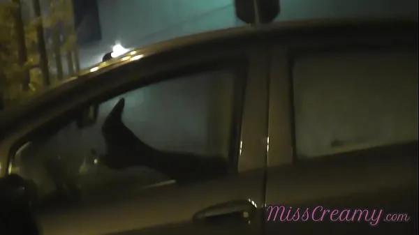 Big Fucking with a stranger in the car while my cuckold husband records the video and many voyeurs are watching us Real risky public sex best Clips