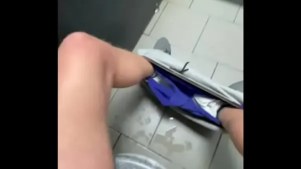 Big Public Toilet Stained Underwear Straight Guy best Clips