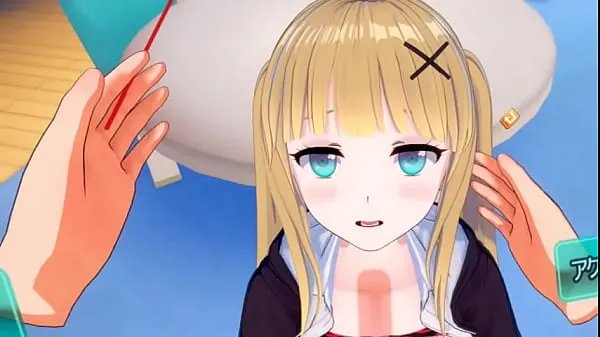 Eroge Koikatsu! VR version] Cute and gentle blonde big breasts gal JK Eleanor (Orichara) is rubbed with her boobs 3DCG anime video الكبير أفضل مقاطع