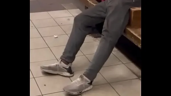 Big Homeless at subway best Clips