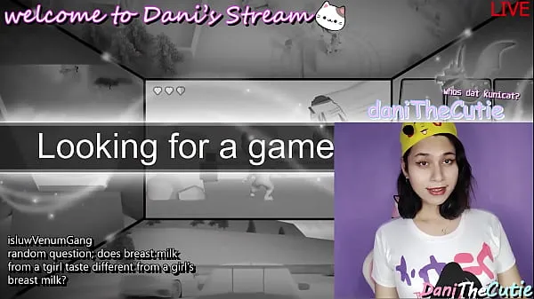 Big streamer tgirl DaniTheCutie gets tipped by a viewer to show her boobs and fuck herself live during her stream best Clips