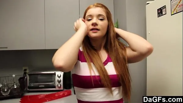 Big Dagfs - Horny Redhead Teen Surprised With Sex In Kitchen best Clips