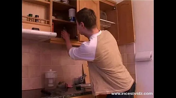 Big Mature and young guy on the kitchen best Clips